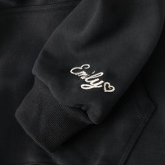 Sleeve personalization detail