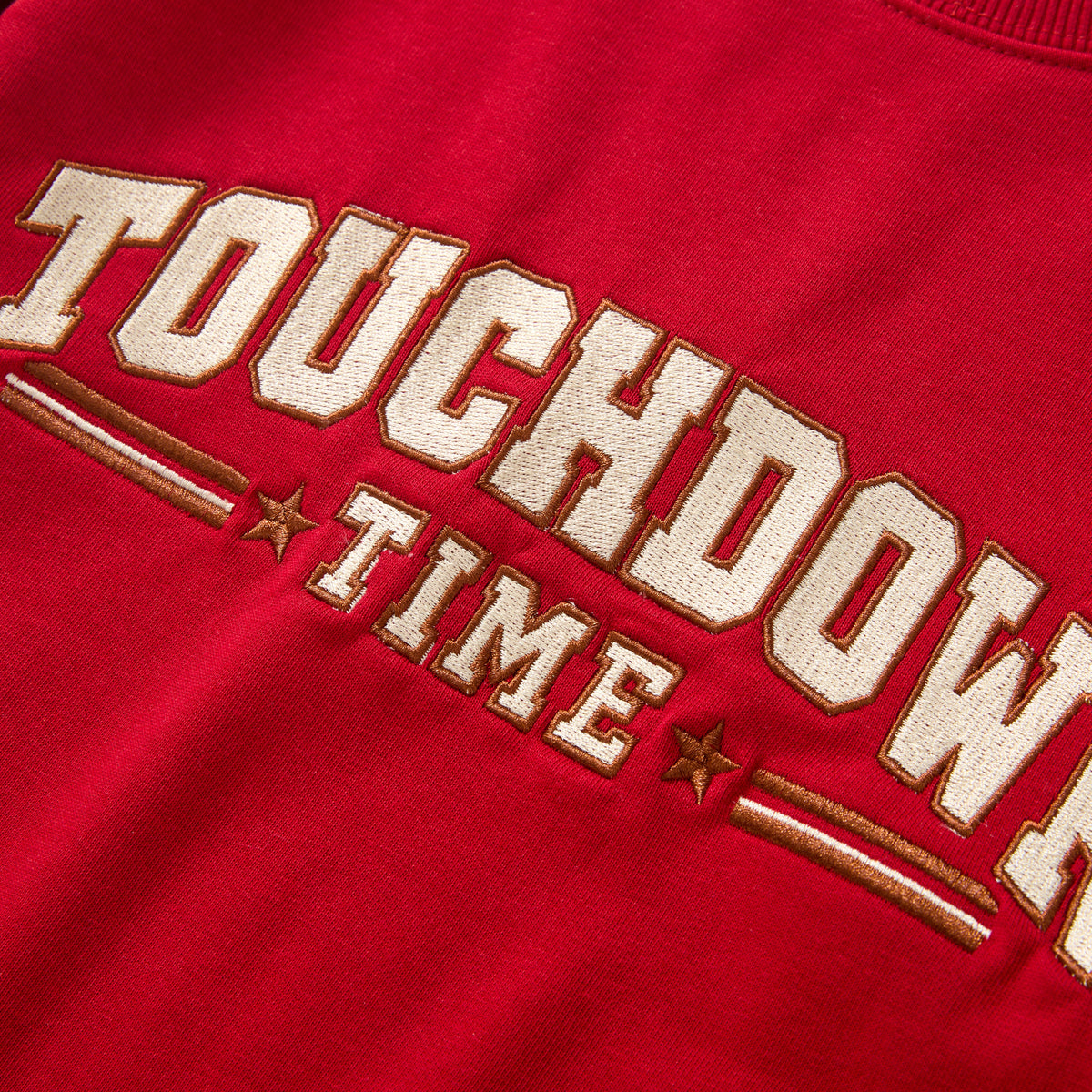 Touchdown Time Personalized Kids Football Sweatshirt