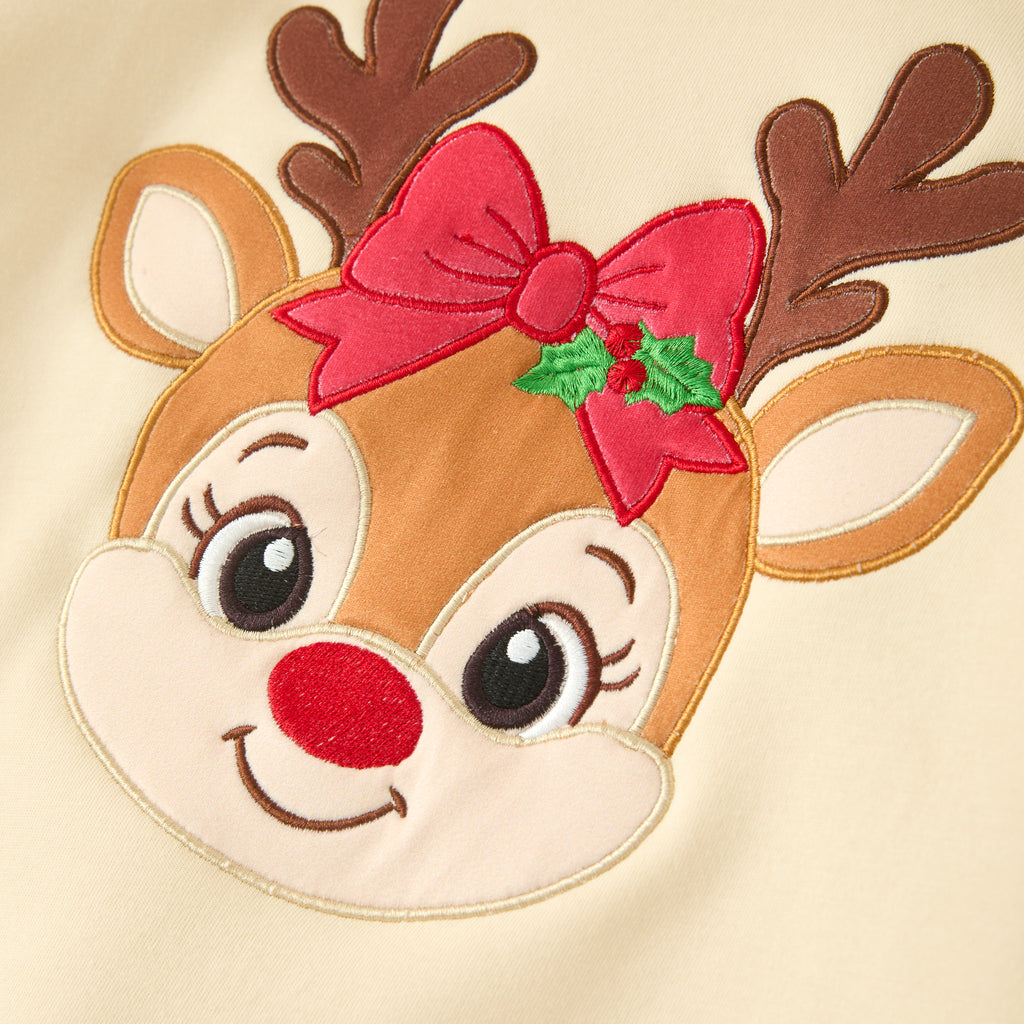 Christmas Reindeer Personalized Kids Hoodie