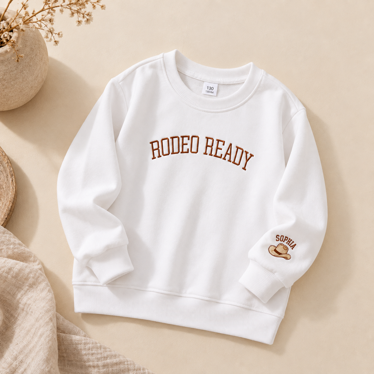 Touchdown Time Personalized Kids Football Sweatshirt