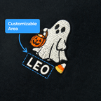 Halloween Ghost Personalized Kids Sweatshirt