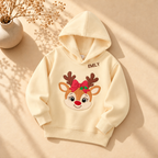 Christmas Reindeer Personalized Kids Hoodie