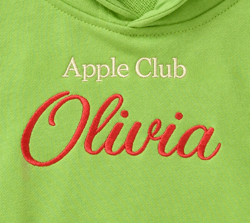 Apple Club Personalized Kids Apple Picking Hoodie
